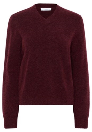 Tröjor/Koftor - GuniIW V-neck – Cabernet